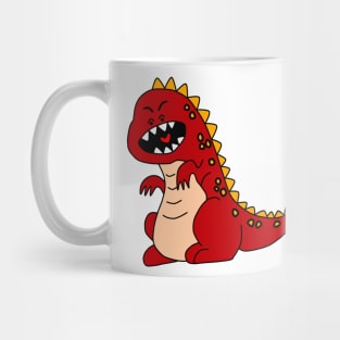 Red Godzilla Mug